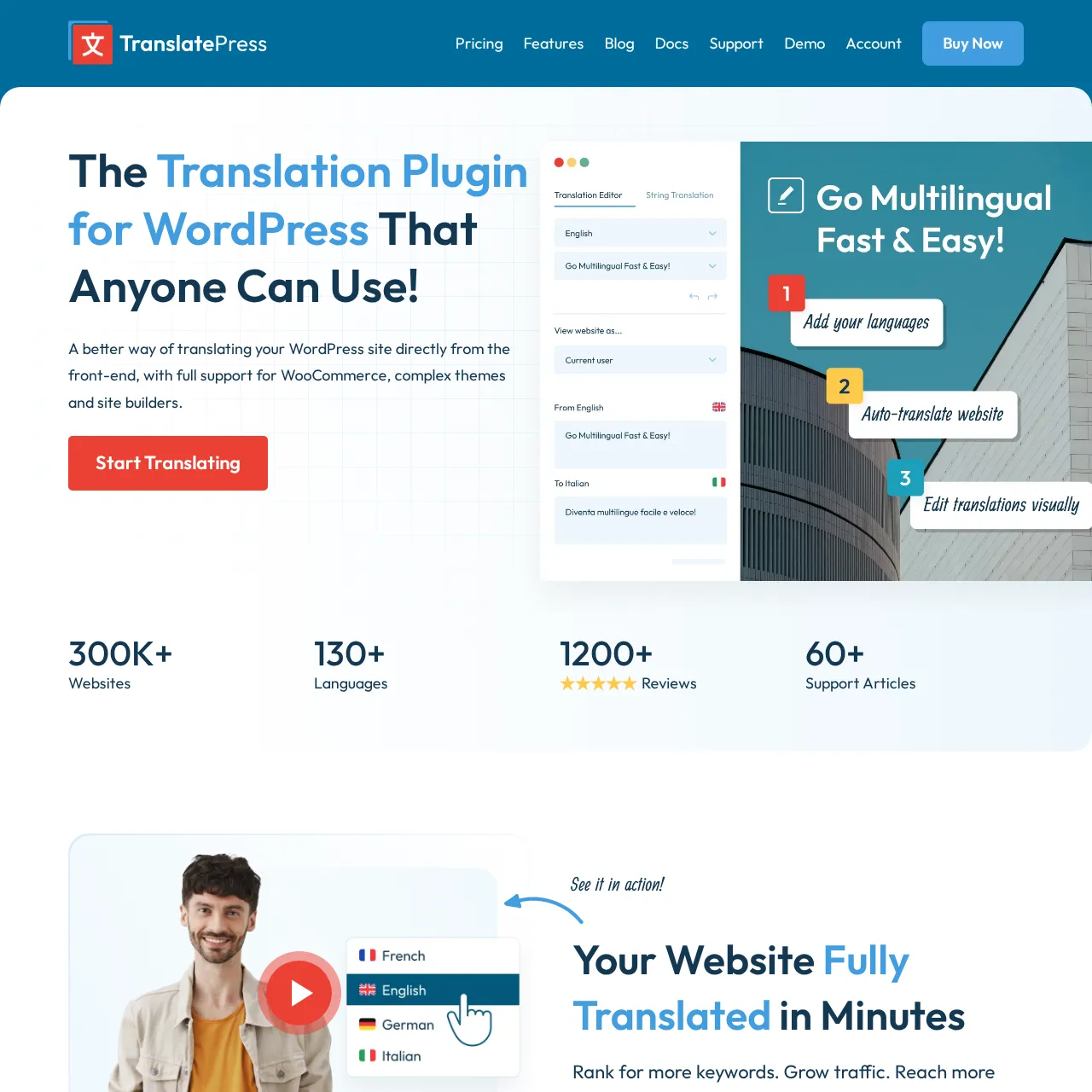 18 WordPress Translation Plugin Alternatives🈵Create a Multilingual Site ...